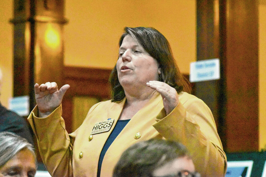 Michelle appeared at the Johnson County League of Women Voters voter forum at the Johnson County Museum of History